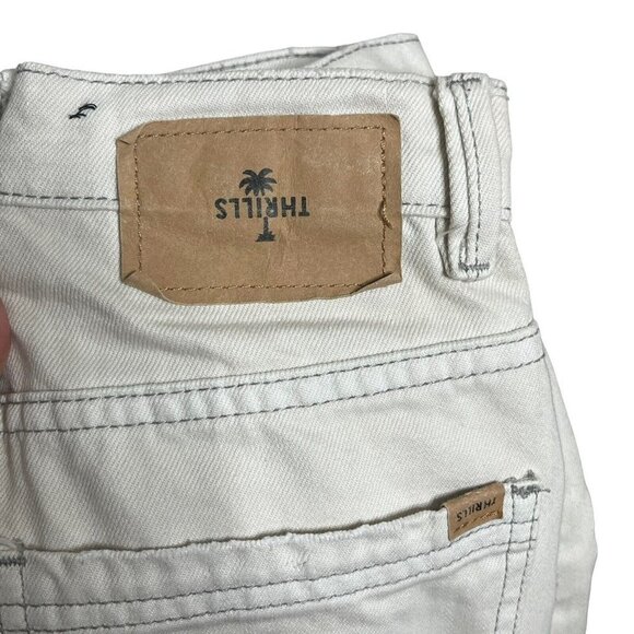 Free People THRILLS Sabina High Rise Ankle Jeans Women’s Size 2 Cropped New - Picture 9 of 16